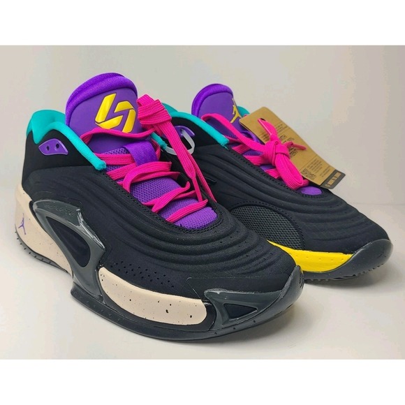 Mens Nike Luka 3 Basketball Shoes Black Hyper Jade Pink Prime Grape Mens 8 NEW